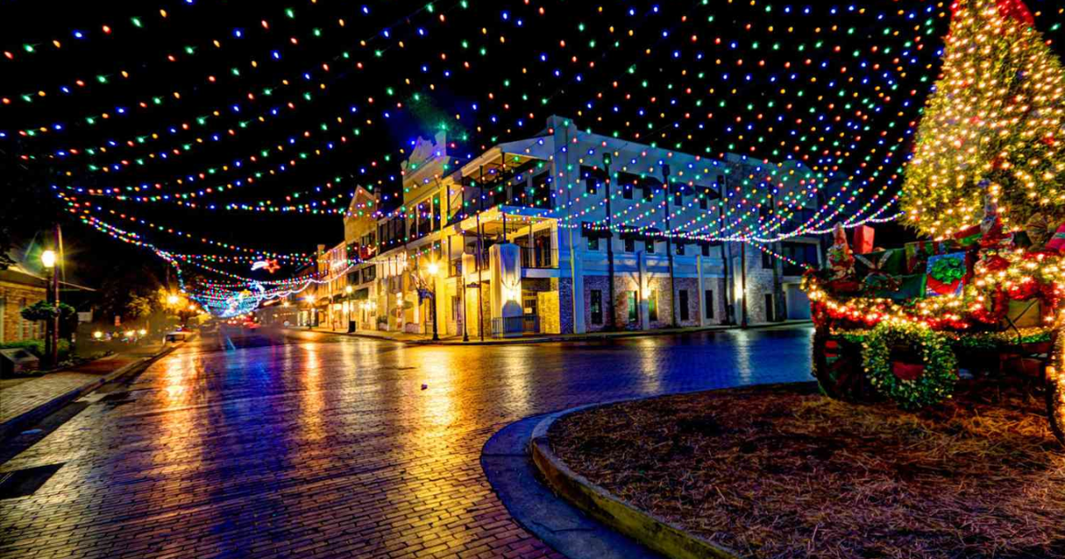 Natchitoches, Louisiana at Christmas