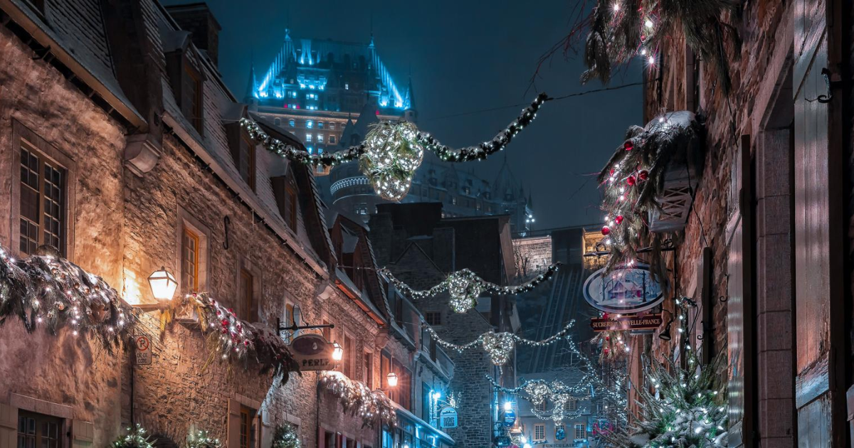 Québec City, Québec at Christmas